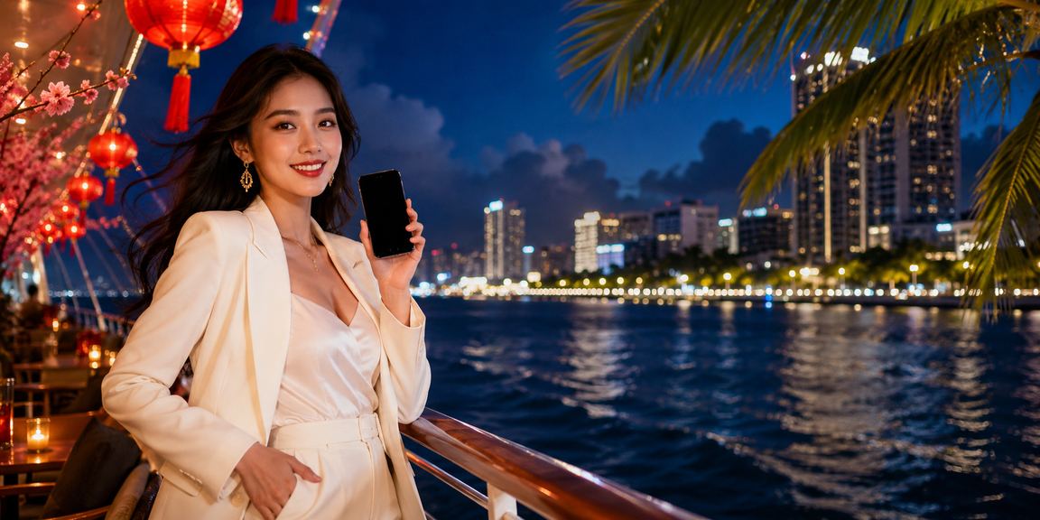 Người dùng tại Nha Trang đăng ký tài khoản và nhận thưởng chào mừng trong không khí lễ hội
